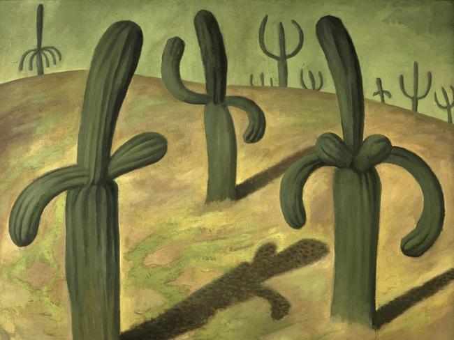 Rivera’s painting Landscape with Cacti