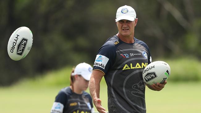 Arthur has lifted the tempo at Parramatta training this summer. Picture by Brett Costello.