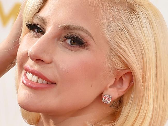 Lady Gaga arrives at the 67th Primetime Emmy Awards on Sunday, Sept. 20, 2015, at the Microsoft Theater in Los Angeles. (Photo by Jordan Strauss/Invision/AP)