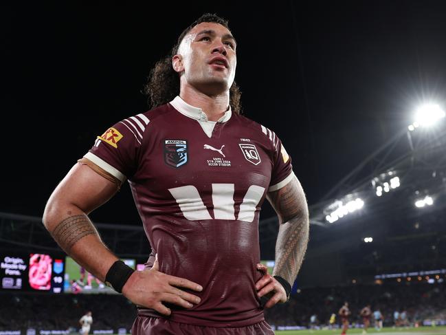 Jaydn Su'A’s Origin push has been halted for now. Picture: Matt King/Getty Images