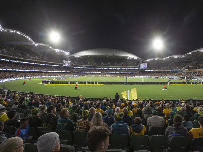 It was a huge crowd in Adelaide. Picture: Brett Hartwig