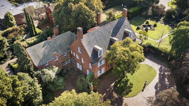The 10-bedroom property became the subject of an ugly family dispute after its long-time owner, engineer Radovan Basil Nanut, died in 2004. Picture: supplied
