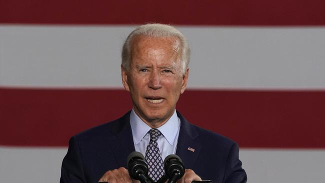 Former vice-president Biden announced his pick via a text message.