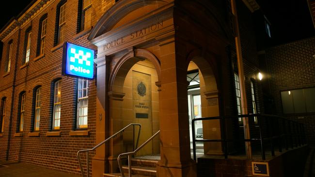 The two 14-year-olds were taken to Manly police station where one was charged on Thursday night. Picture: Manly Daily