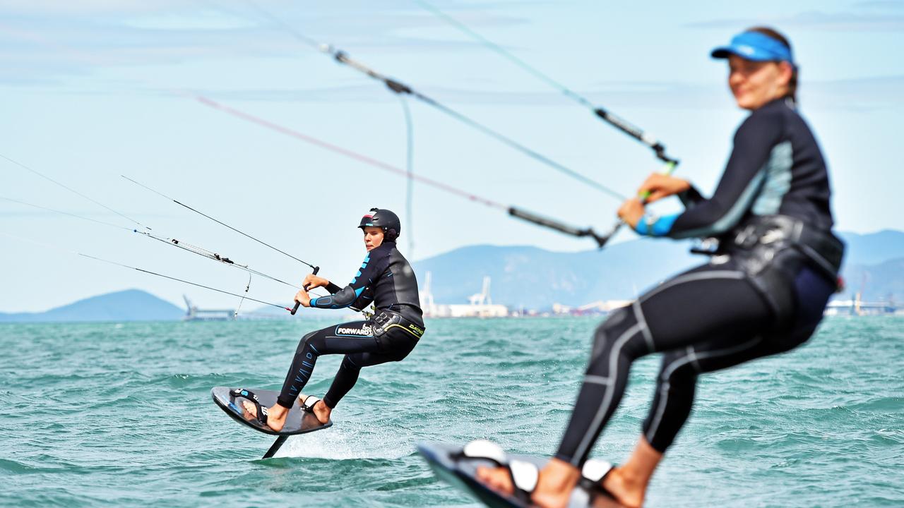 Breiana and brother Scott have been kitefoiling since their teens.