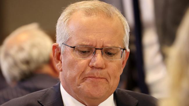 Prime Minister Scott Morrison has shelved his federal corruption watchdog until after the election. Picture: NCA NewsWire / Gary Ramage