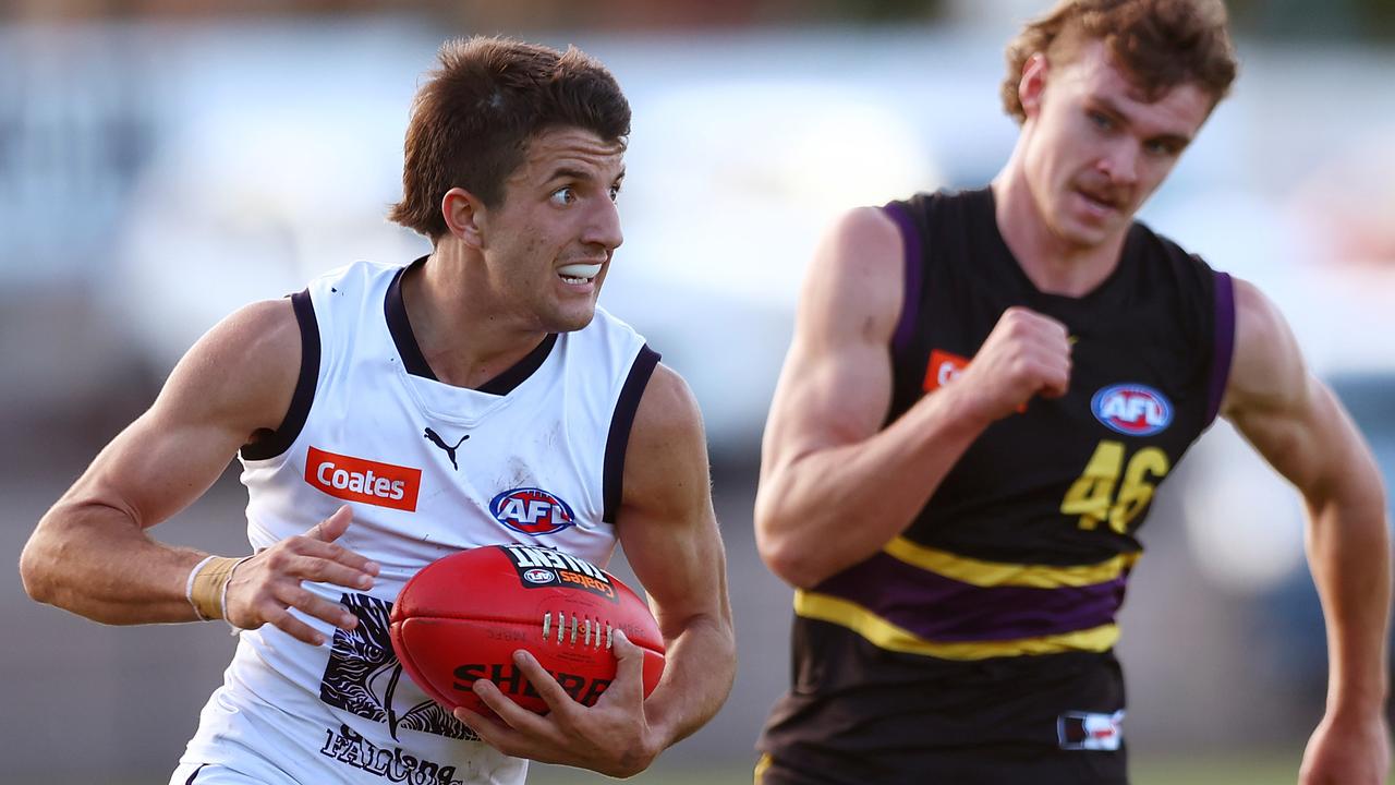 Tom Anastasopoulos in action for the Geelong Falcons. Picture: Getty Images