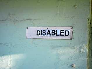 Disabled toilet sign at Mallanganee. Picture: Susanna Freymark