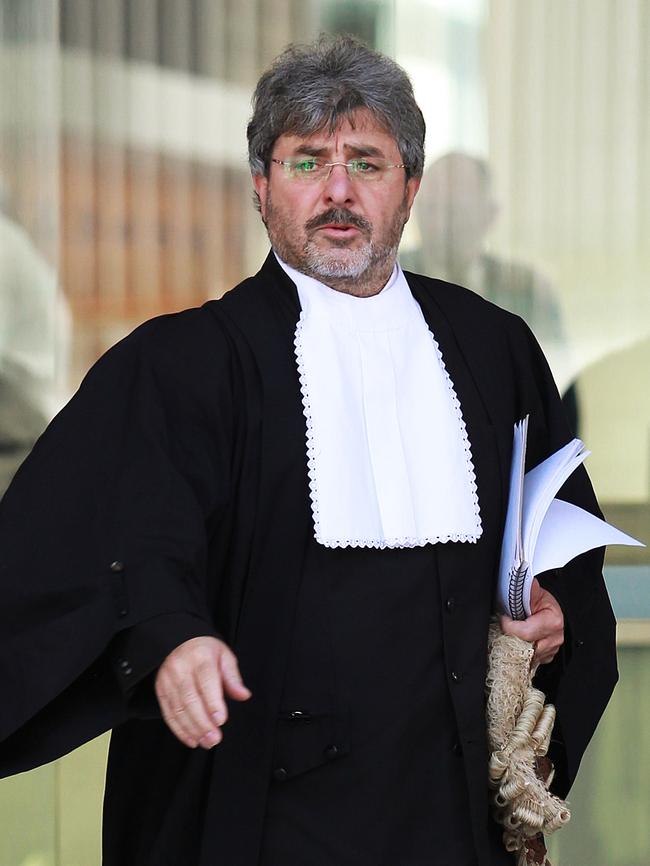 Mr Di Carlo outside Brisbane Supreme Court.