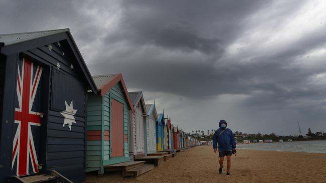 Melbourne won’t see sunnier days until mid-next week. Picture: NCA NewsWire / David Crosling