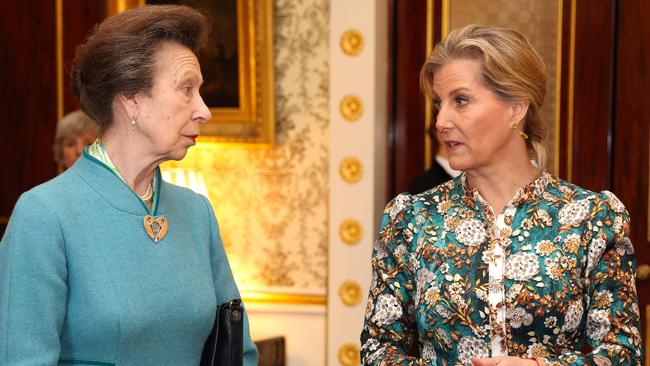 Princess Anne is also a firm favourite, pictured here with fellow “Fab Four” member, Sophie, Duchess of Edinburgh. Picture: AFP