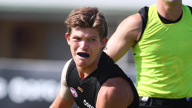 Mitch Georgiades has been a popular SuperCoach rookie but posted a low score.