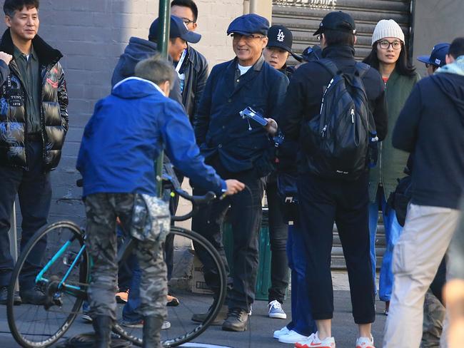 Exclusive photos of Jackie Chan in Sydney shooting his latest movie  Bleeding Steel