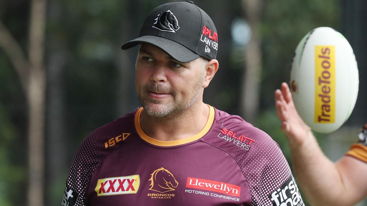 Broncos coach Anthony Seibold. Picture: Annette Dew