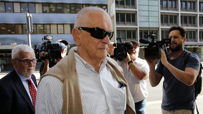 Graeme Lawrence arrives at the Newcastle District Court in Newcastle Picture: Darren Pateman