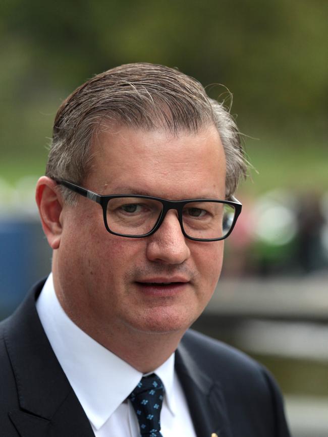 Andrew Hagger leaves the Federal Court in Melbourne on Tuesday. Picture: Stefan Postles