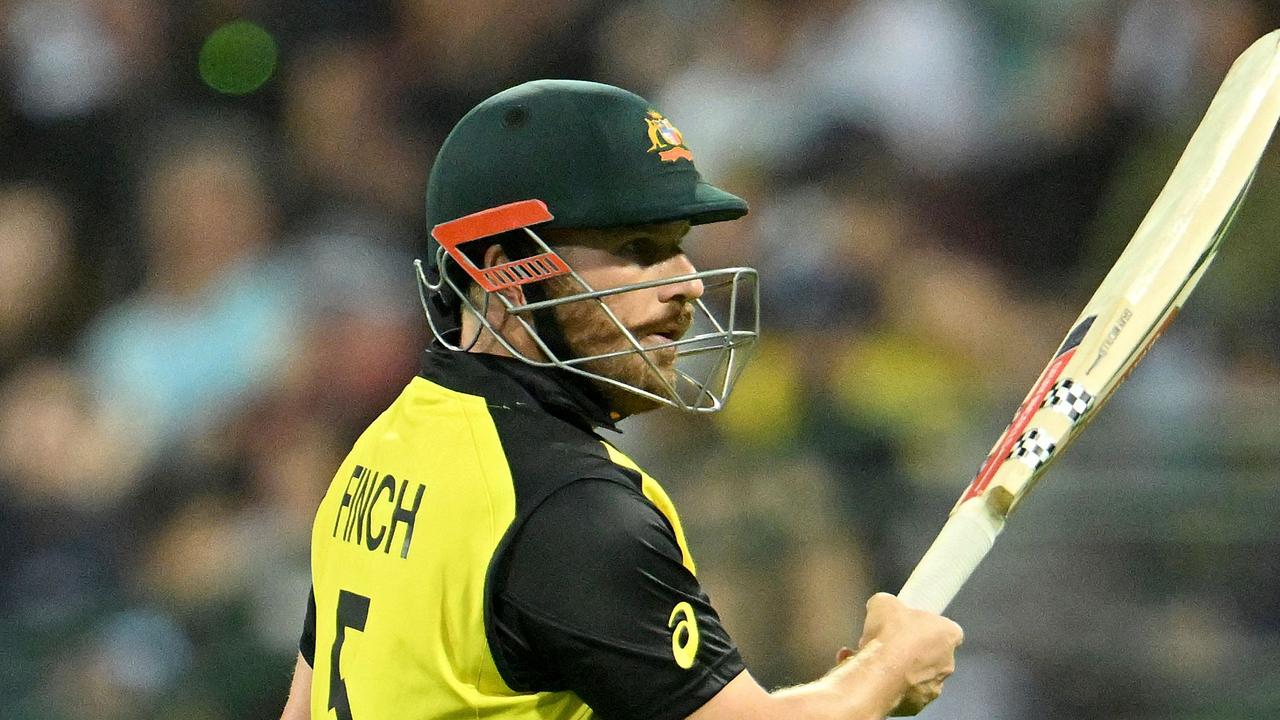 Aaron Finch is in strife.