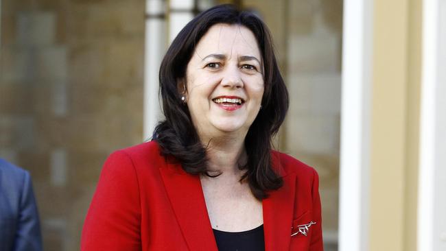 Queensland Premier Annastacia Palaszczuk will be the first premier to test the new political axiom — pandemic protectionism guarantees re-election. Picture: Tertius Pickard