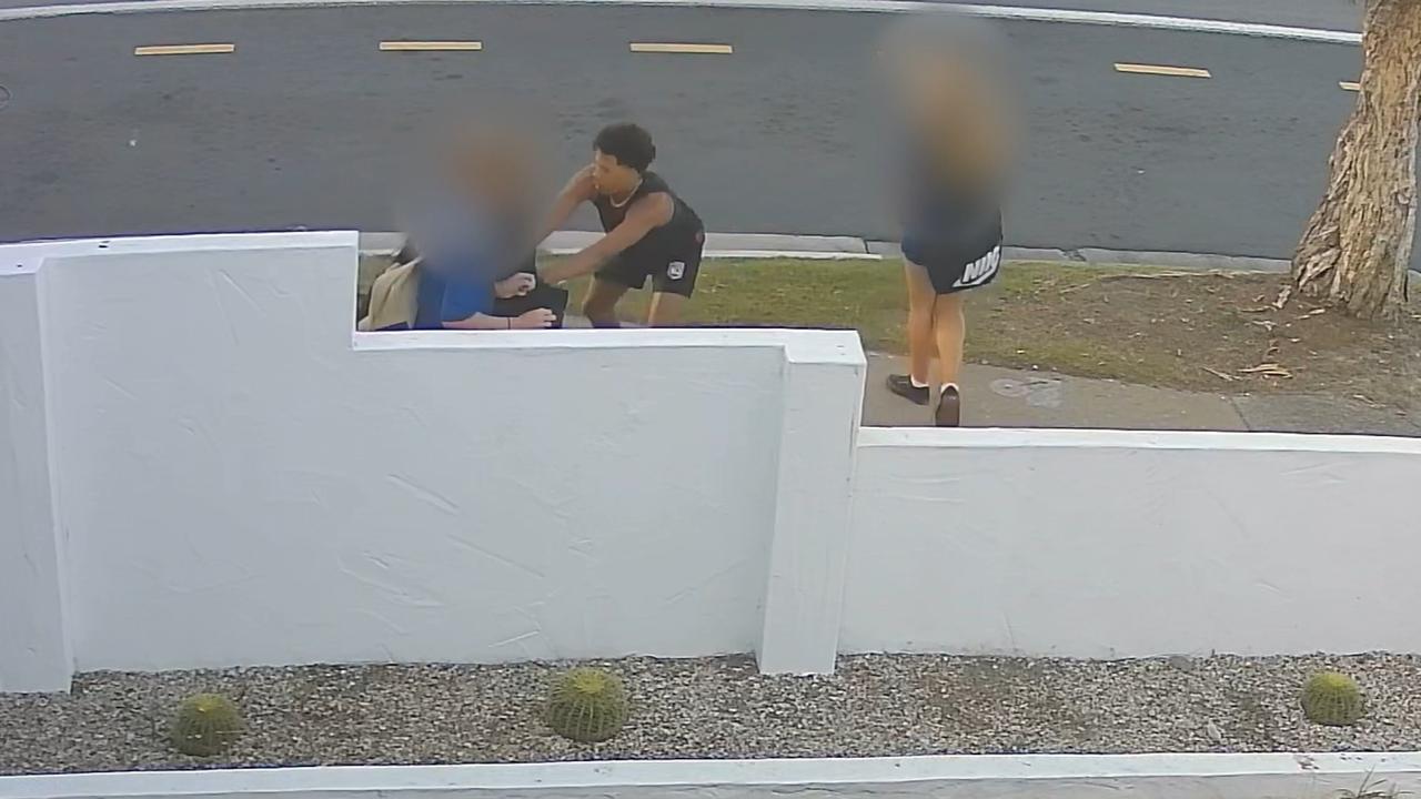 The teen held onto the bike during the scuffle. Picture: Queensland Police