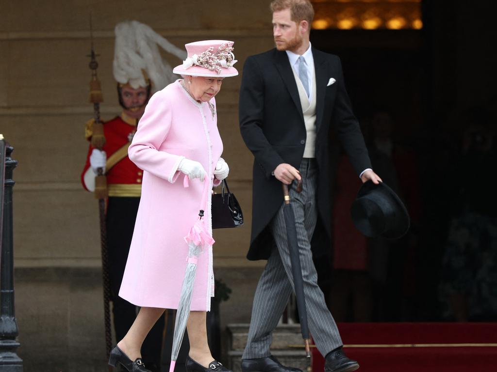 Angela Levin — who wrote the Duke of Edinburgh’s biography — said she thought Prince Harry had been ‘cruel’ to his family. Picture: Yui Mok / Pool / AFP