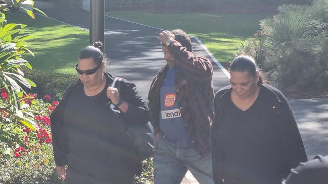 Margaret Hawke’s family arrives at WA’s Supreme Court on Friday. Picture: NCA NewsWire / Anthony Anderson