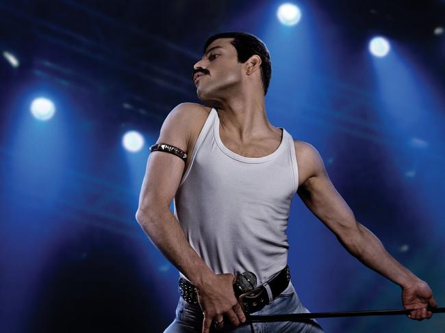 Rami Malek as the rock icon Freddie Mercury in a scene from the 20th Century Fox/New Regency Queen biopic film BOHEMIAN RHAPSODY.Picture: Twentieth Century Fox