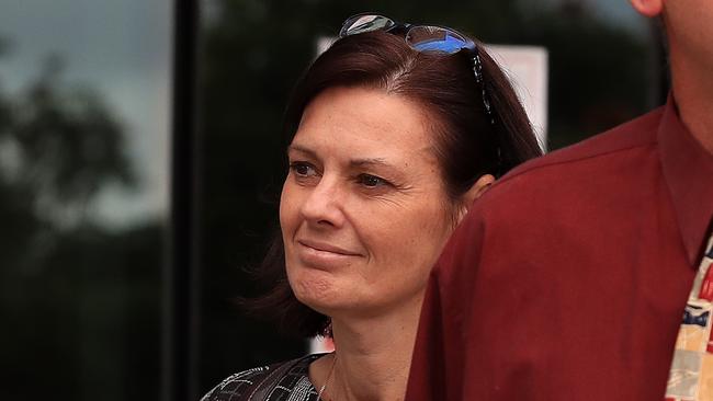 Mt Tamborine State High School Principal Tracey Brose arrives at court in Southport. Picture: Adam Head