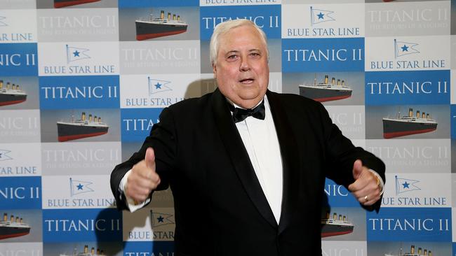 Clive Palmer. PICTURE: STEWART MCLEAN