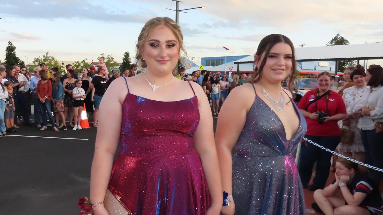 Students arriving at the Kingaroy State High School Formal at Kingaroy Town Hall on November 11.