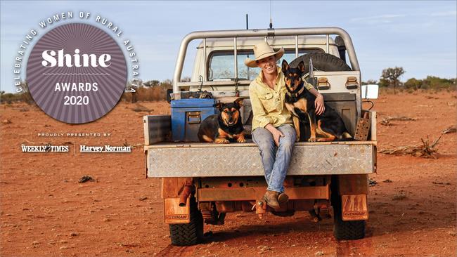 Farm caretaker Meg Clothier is the 2020 Shine Awards Spirit winner. Picture: Oliver Clothier