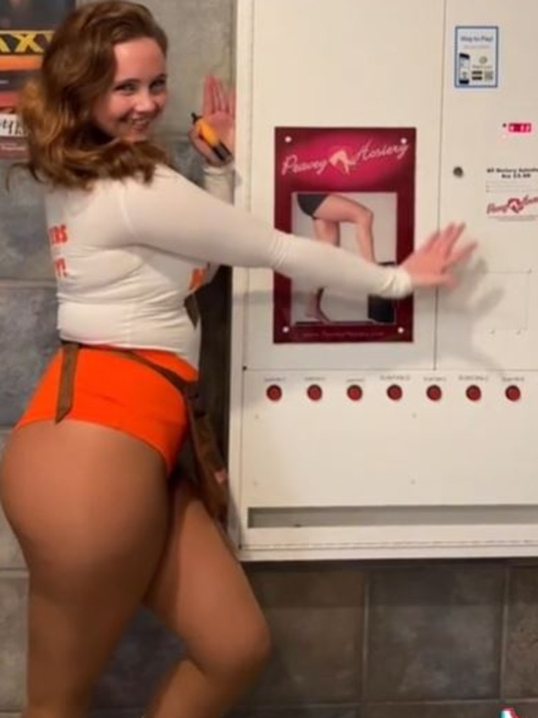 Hooters Worker Shows how She Buys Uniform Tights in Viral TikTok