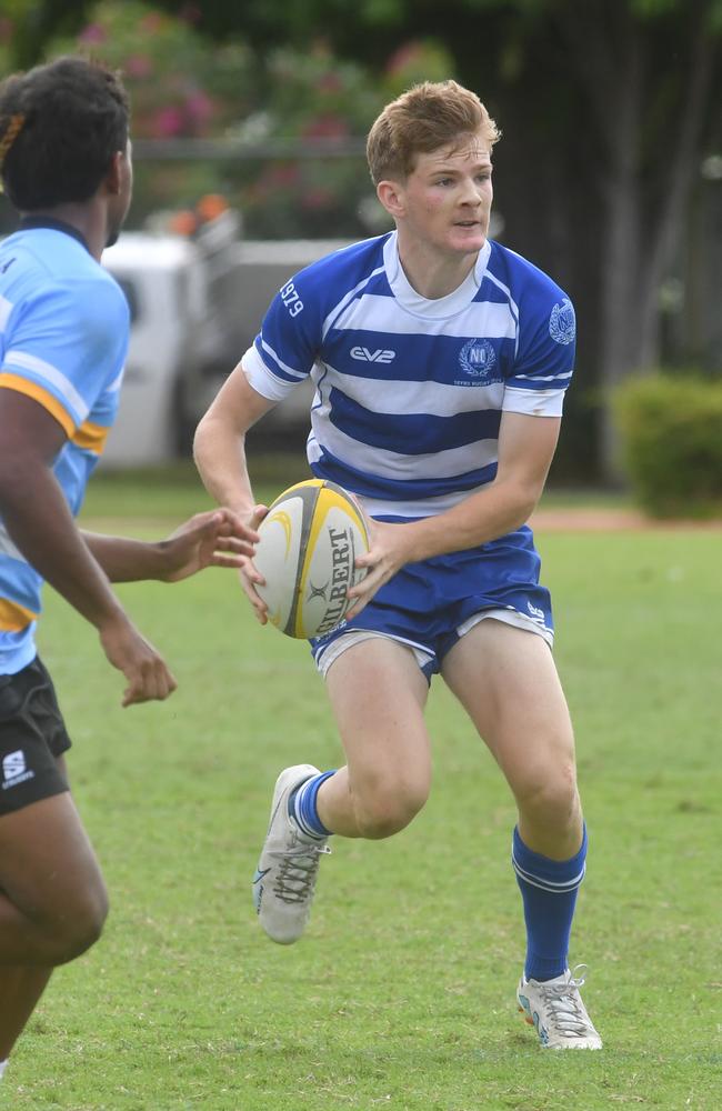 QLD Rugby Union State Championships (17-18 years boys) at the Townsville Sports Precinct. Friday May 23. Northern against Peninsular. Picture: Evan Morgan