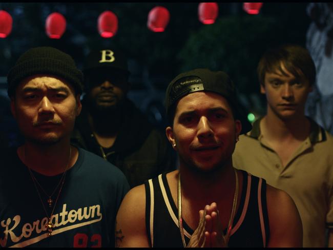 Bodied is a subversive comedy about an unlikely hero on the underground rap battle scene. It’s directed by Joseph Kahn and produced by Eminem. Picture: Supplied