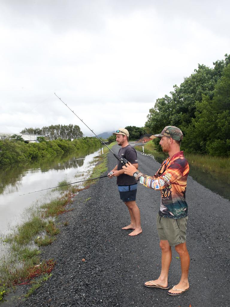 during the wet weather in Cairns PICTURE: ANNA ROGERS