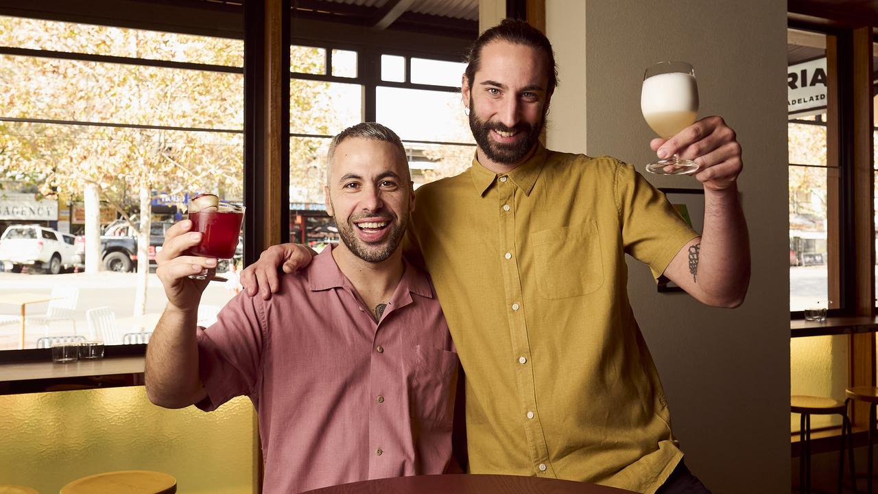 Co-owners, Nicola Pau and Luca Baioni at Latteria in Adelaide, Thursday, May 23, 2024. Picture: Matt Loxton