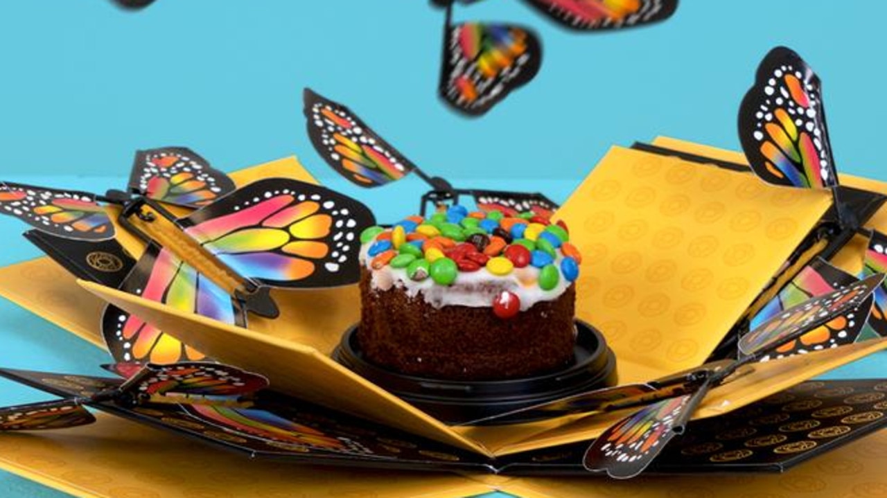 Birthday Cake Explosion Box with Flying Butterflies Australia Delivery –  Goldelucks