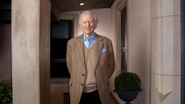 Former federal leader of the Liberal Party Andrew Peacock. Picture: Brian Birzer for The Australian