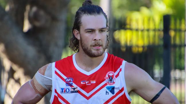 Waratah ruckman Zach Westerberg. Picture: Celina Whan AFLNT/Media