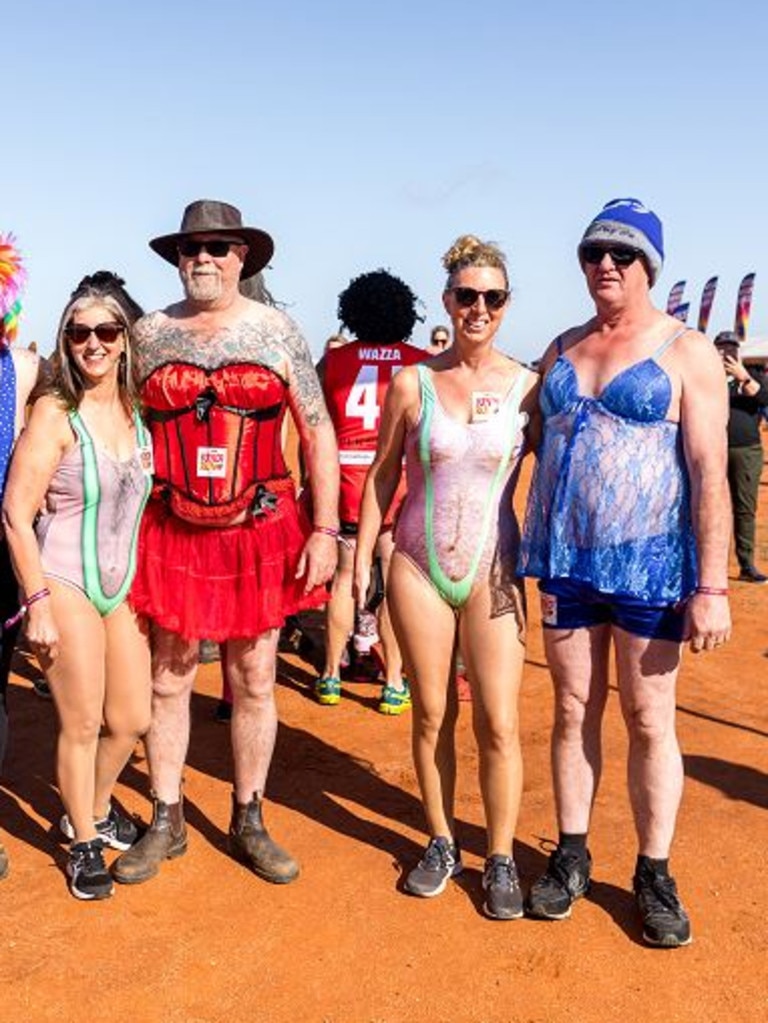 Some of the wild outfits on display at the festival.