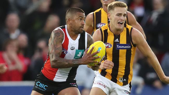 Bradley Hill made the perfect start to his time at the Saints. Picture: Michael Klein