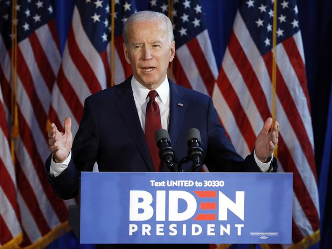 Joe Biden has vehemently denied the sexual assault allegations. Picture: AP