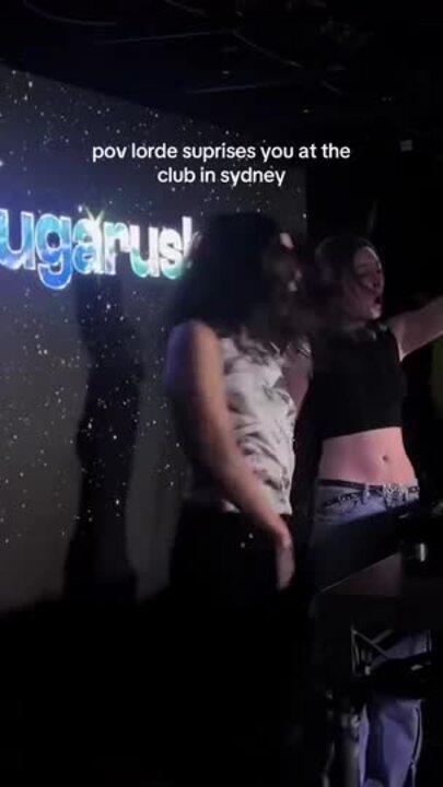 Lorde Dances With Fans in Surprise Appearance at Sydney Club Night