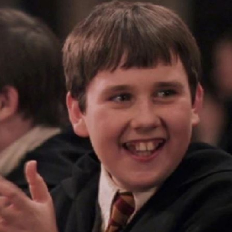 Matthew Lewis appearing as Neville Longbottom in an early film. Picture: Warner Bros