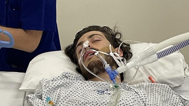 Osca Riccardi was put in an induced coma after a brain infection. Picture: Supplied