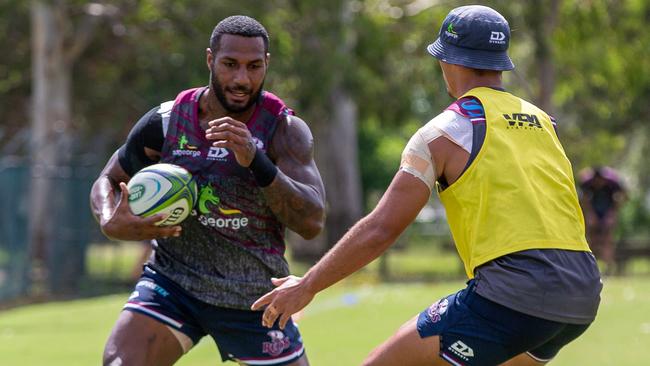 Suliasi Vunivalu will miss the Reds opening game of the Super Rugby season. Picture: Tom Mitchell/QRU