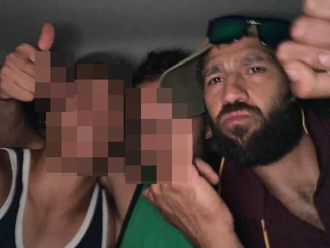 Adrian Clarke Lovegrove (R), 33, Naracoorte is co-accused and on trial for assault and trespassing for an incident that took place in August 2021.PICTURE: Facebook