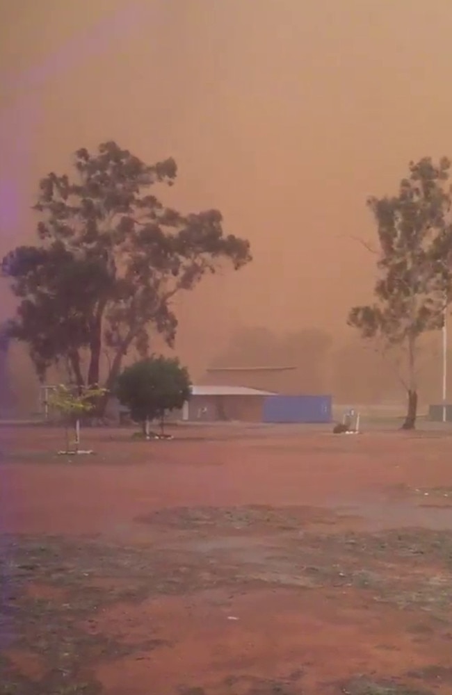 Towns were blanketed in dust. Picture: Wendy Holland