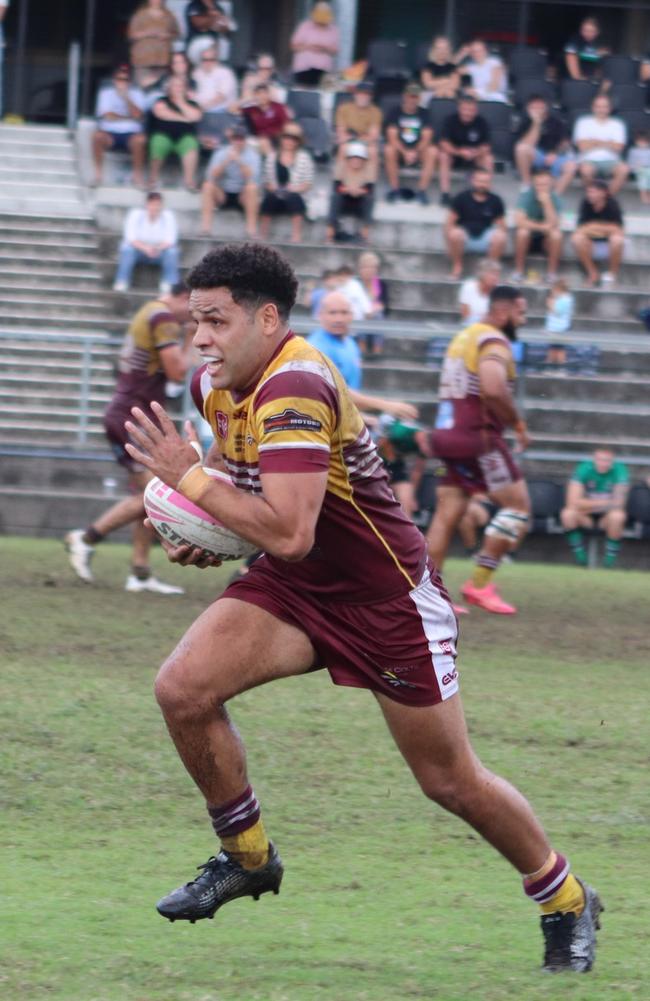 Coolum Colts player Sam Elara in action. Picture: Cordelia Turner.