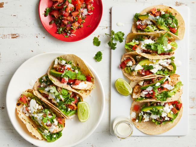 Flavoursome fish tacos. Picture: The Heart Foundation