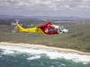 Authorities raced to the beach but could not save the man